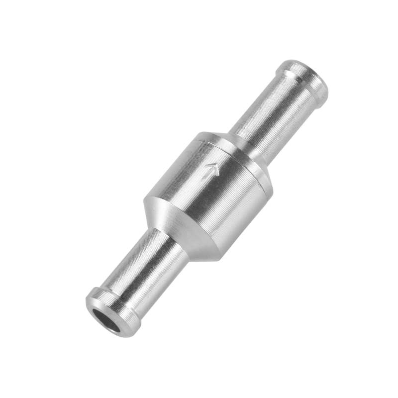 Sessleger Stellantrieb für Bremsklappen, Rückschlagventil, 8 mm, ohne Rücklauf, unidirektionales Ventil, Rückschlagventil, Vakuumschlauch aus Aluminium von Sessleger