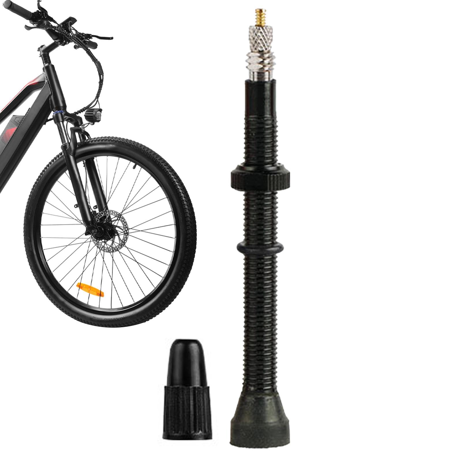 Setauoo Tubeless-Ventilschäfte, Tubeless-Reifenventilschäfte,40–120 mm Legierungs-Ventilschaft-Set - Auslaufsicherer, superleichter, robuster Ventilschaft für Mountainbikes von Setauoo