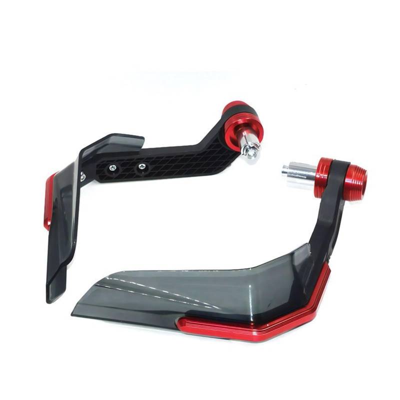 Motorradschutz Zubehör Lenkergriffe Schutz Für Hon@&da CB500X CB500F CB 500X 2013-2022 Motorrad Handschutz Schild Handschutz Schutz Windschutzscheibe(Red NO Logo) von Seulomo