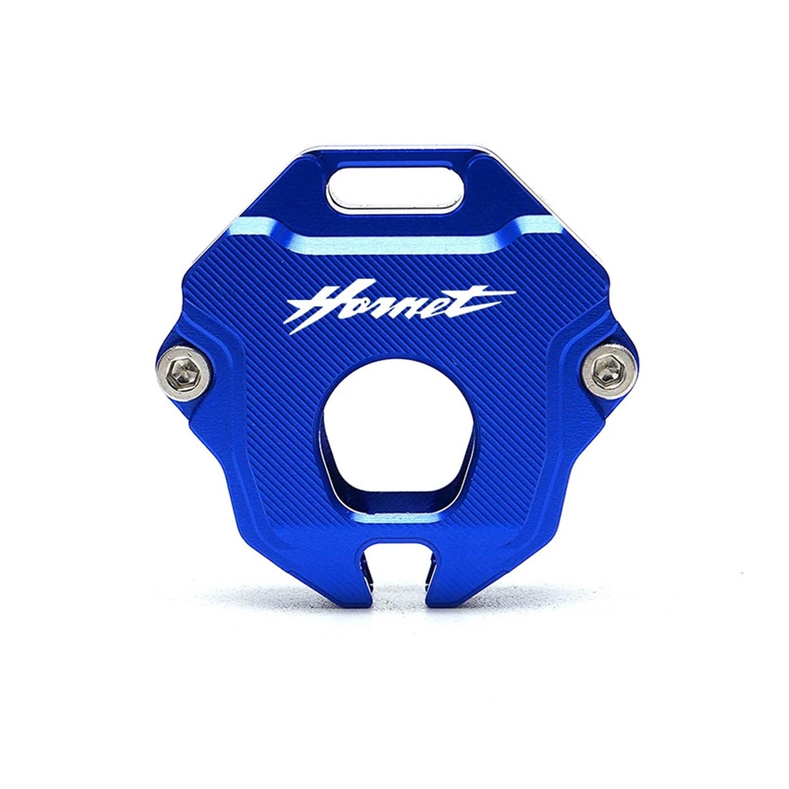 Niedliche Abdeckung für Autoschlüssel mit CNC-Desi Für HON@&DA CB600F CB 600 F Hornet 2007-2013 Schlüsselhülle (Schlüssel Ohne Chip) Motorrad-Schlüsselanhänger(A key case Blue) von Seulomo