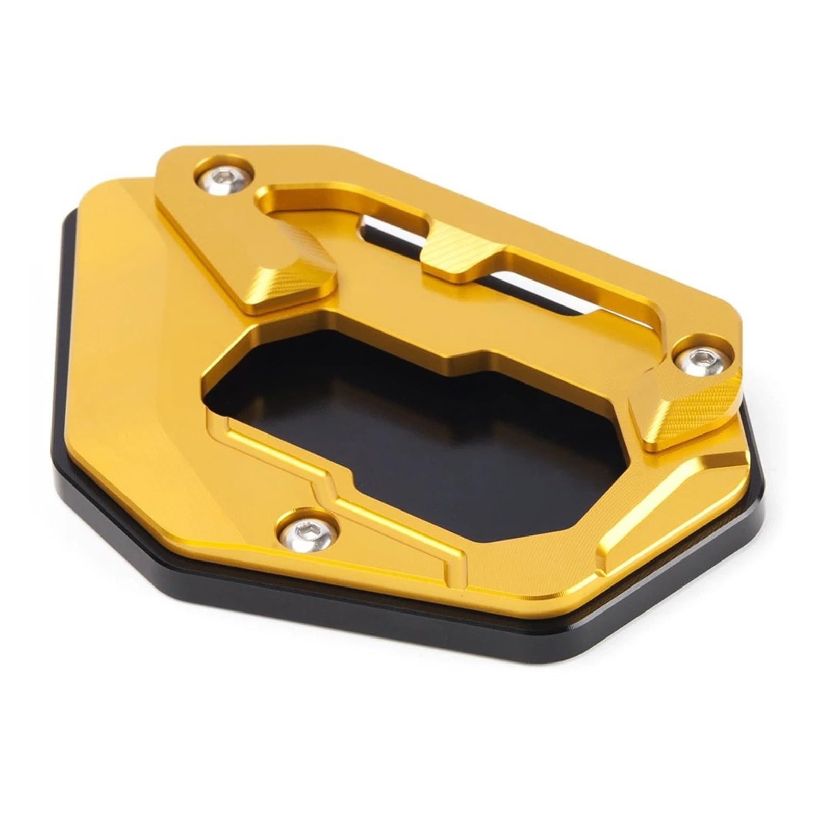 Seulomo Für BM@&W F750GS F750 GS F 750 GS F 750gs Motorrad Aluminium Kickstand Fuß Seitenständer Verlängerung Pad Stützplatte Vergrößern(NO Logo Gold B) von Seulomo