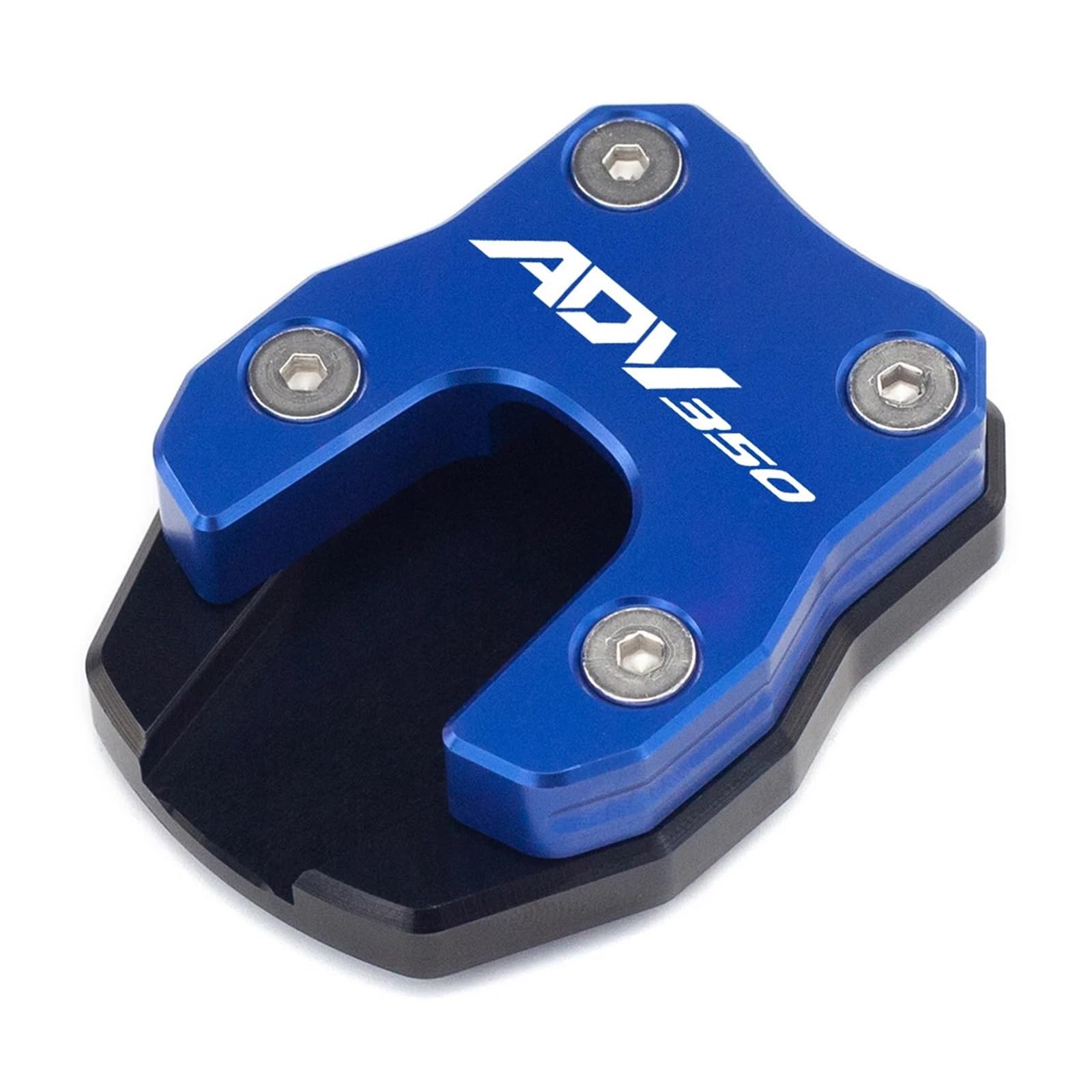 Seulomo Für Hon@&da ADV350 ADV 350 2021 2022 2023 Motorrad Kickstand Fuß Seitenständer Verlängerung Pad Stützplatte Vergrößern Zubehör(ADV350-BLUE) von Seulomo