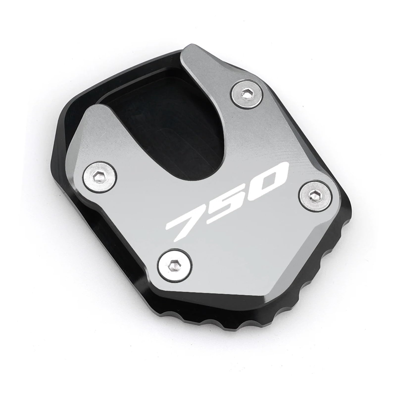 Seulomo Für Hon@&da Forza 750 FORZA750 Forza750 2020-2022 Motorrad CNC Zubehör Kickstand Fuß Seitenständer Verlängerung Pad Stützplatte(2) von Seulomo