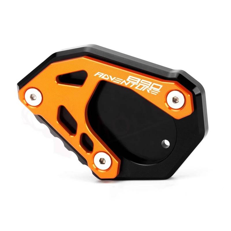 Seulomo Für KT@&M 890 Adventure R 2020 2021 2022 Motorradzubehör 890 ADV R Kickstand Fuß Seitenständer Verlängerung Pad Stützplatte(890 ADV Color B) von Seulomo