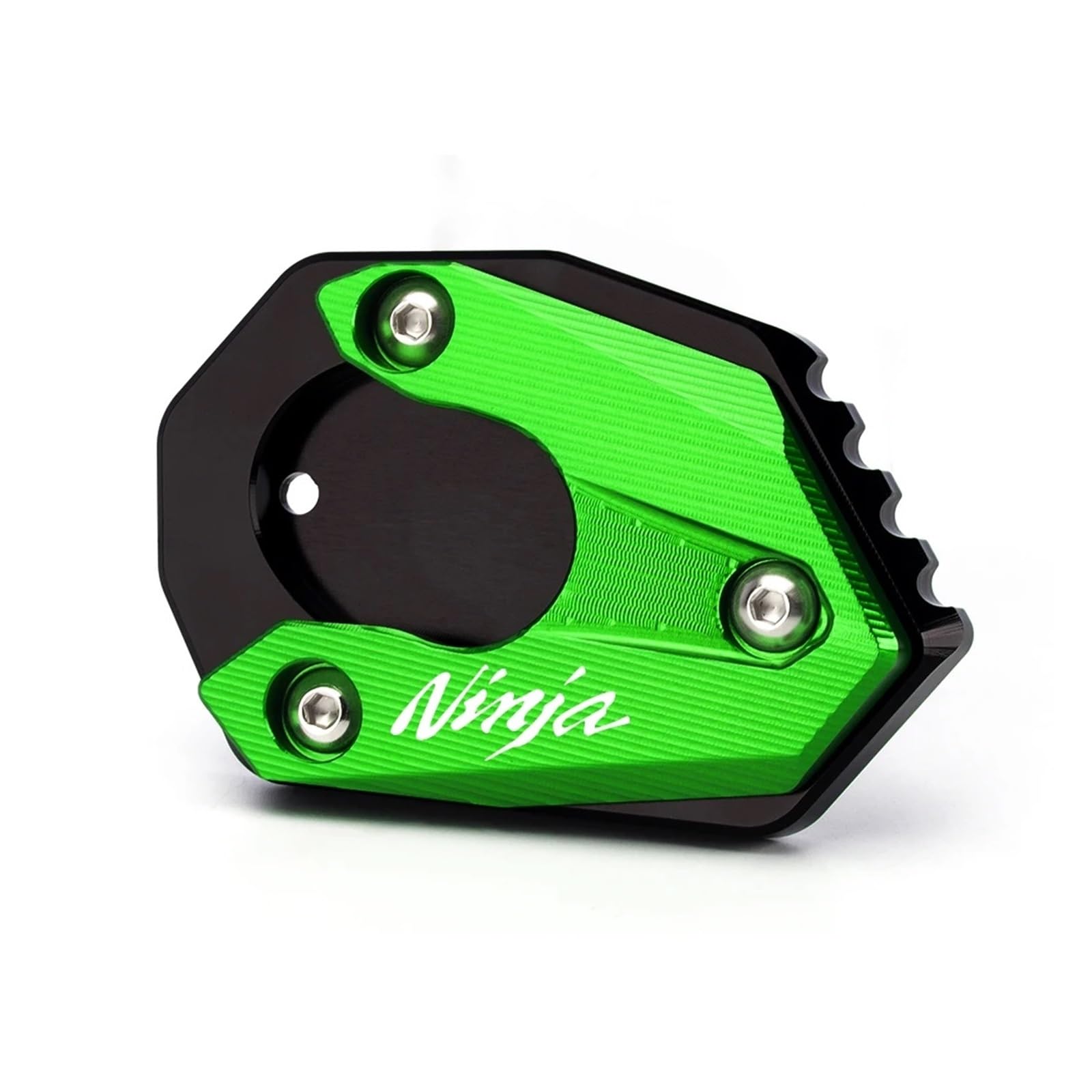 Seulomo Für Ka&@wasaki Zx6r Zx10r Ninja 650 1000 1000sx Zx 6r 10r Ninja650 Fuß Pad Seitenständer Verlängerung Motorrad Zubehör Teile(Ninja-Green) von Seulomo