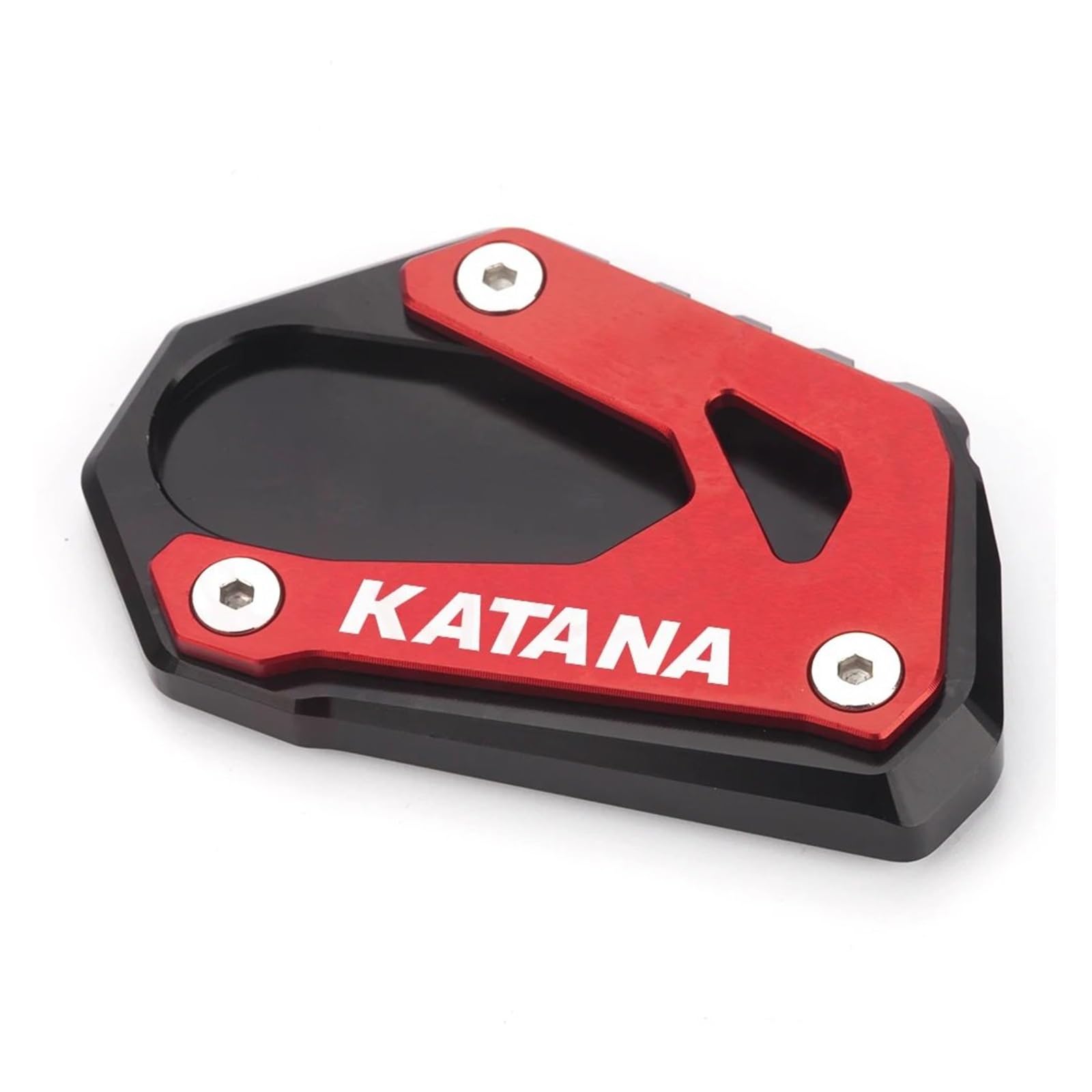 Seulomo Für Suzuki Katana 2019 2020 2021 Zubehör Motorrad Ständer Fuß Seite Stehen Verlängerung Pad Platte Teile(Katana RED) von Seulomo