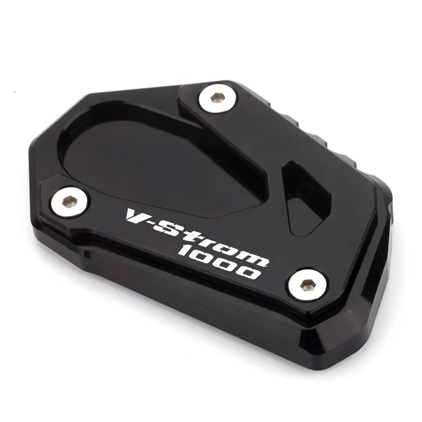 Seulomo Für Suzuki V-Strom 1000 VSTROM 1000/XT DL1000 DL 1000 2014-2021 Motorrad Kickstand Fuß Seite Stehen Verlängerung Pad Unterstützung Platte(V Strom 1000 Black) von Seulomo