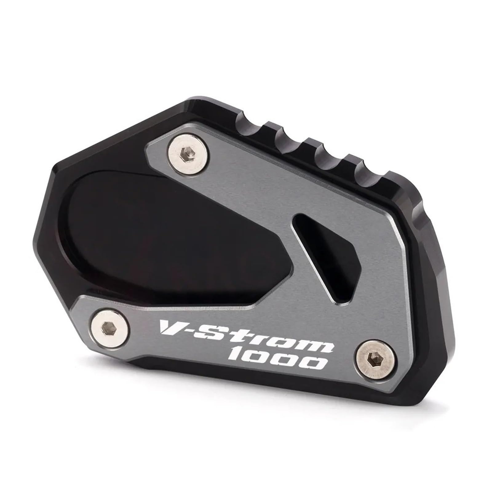 Seulomo Für Suzuki V-Strom 1000 VSTROM 1000/XT DL1000 DL 1000 2014-2021 Motorrad Kickstand Fuß Seite Stehen Verlängerung Pad Unterstützung Platte(V Strom 1000 Gray) von Seulomo