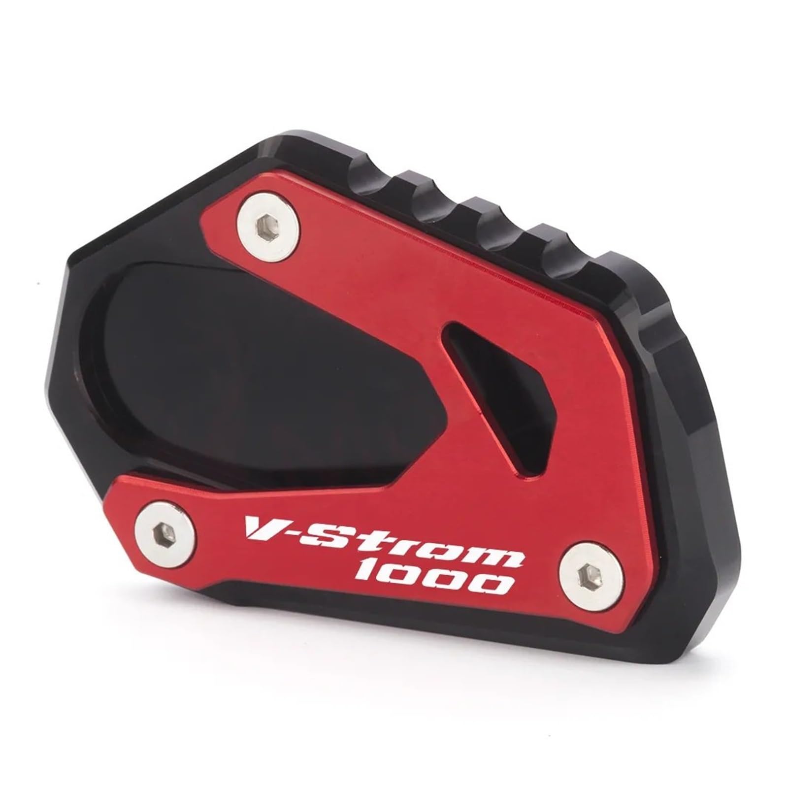 Seulomo Für Suzuki V-Strom 1000 VSTROM 1000/XT DL1000 DL 1000 2014-2021 Motorrad Kickstand Fuß Seite Stehen Verlängerung Pad Unterstützung Platte(V Strom 1000 RED) von Seulomo