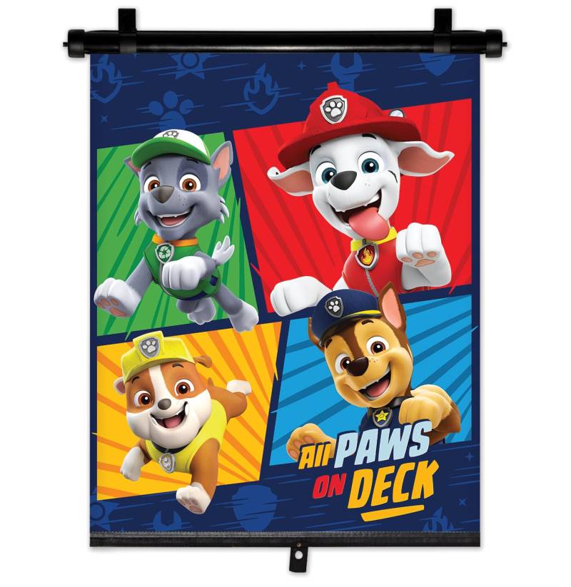 PAW Patrol Boys Auto UV & Sonnenschutz – ausziehbares Rollo, Schattenspender, 1 STK. von Seven Polska