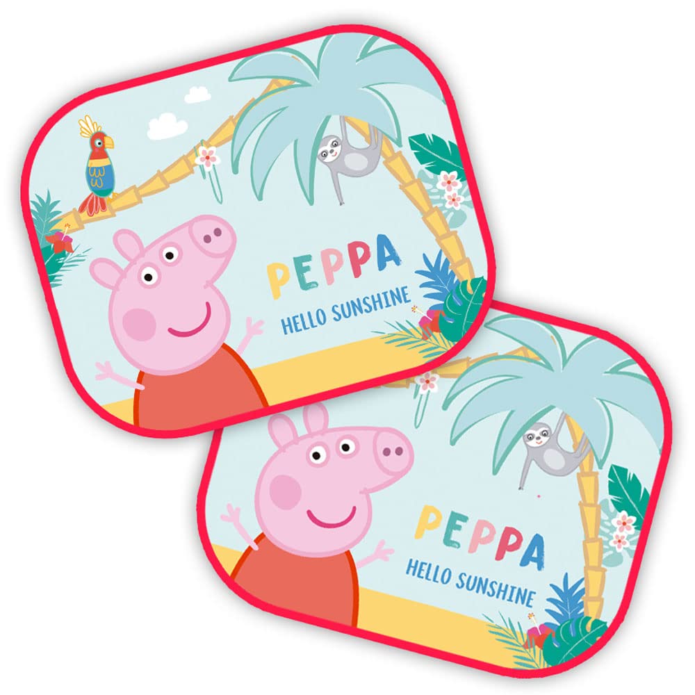 Sonnenblende 2-teilig 44 * 35CM Peppa Pig - 9325 von Seven Polska