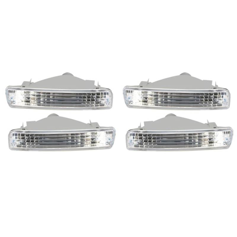 Sevenvtwo 4 Stücke Auto Front Stoßstange Wenden Signal Blinker Lampe für Land Cruiser 80 Serie 1991-1998 LC80 FJ80 FZJ80 HDJ80 HZJ80 4500 4.5L von Sevenvtwo