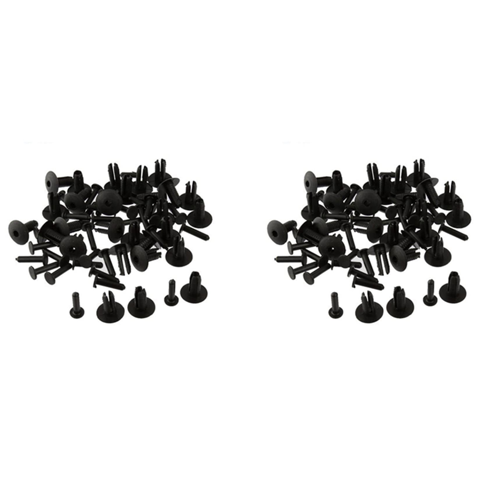 Sevenvtwo für - 51118174185 Einstieg Leiste Rad Auto Nieten Bogen Clips Halter Reparatur 200 Stück Stoßstangen Verkleidung von Sevenvtwo