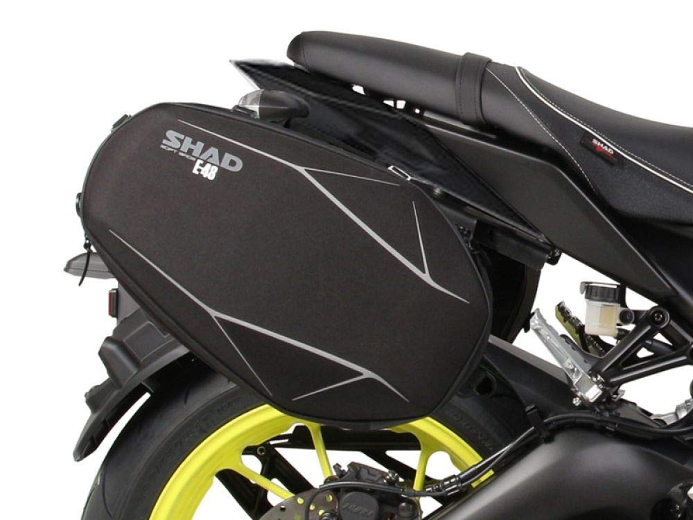 SHAD Y0MT97SE Kit Side Bag Holder Yamaha MT09 '17, Black, Größe One Size von SHAD