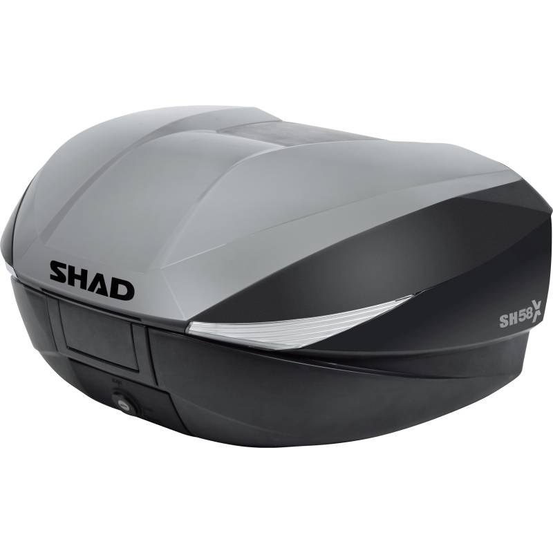 Shad Deckelcover für SH58X Topcase D1B58E15 titanium silber von Shad