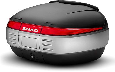 Shad SH50, Topcase - Schwarz/Silber von Shad