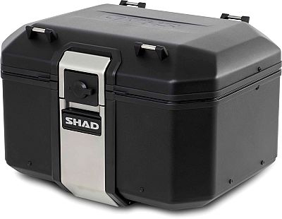 Shad Terra Black-Line, Topcase - Schwarz/Silber - 48 L von Shad