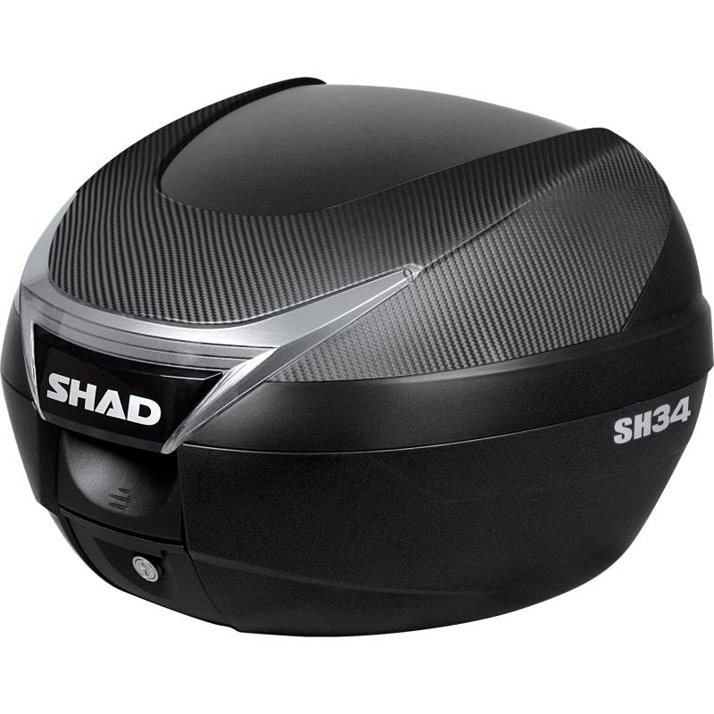 Shad Topcase SH34 mit Deckelcover in carbonlook von Shad