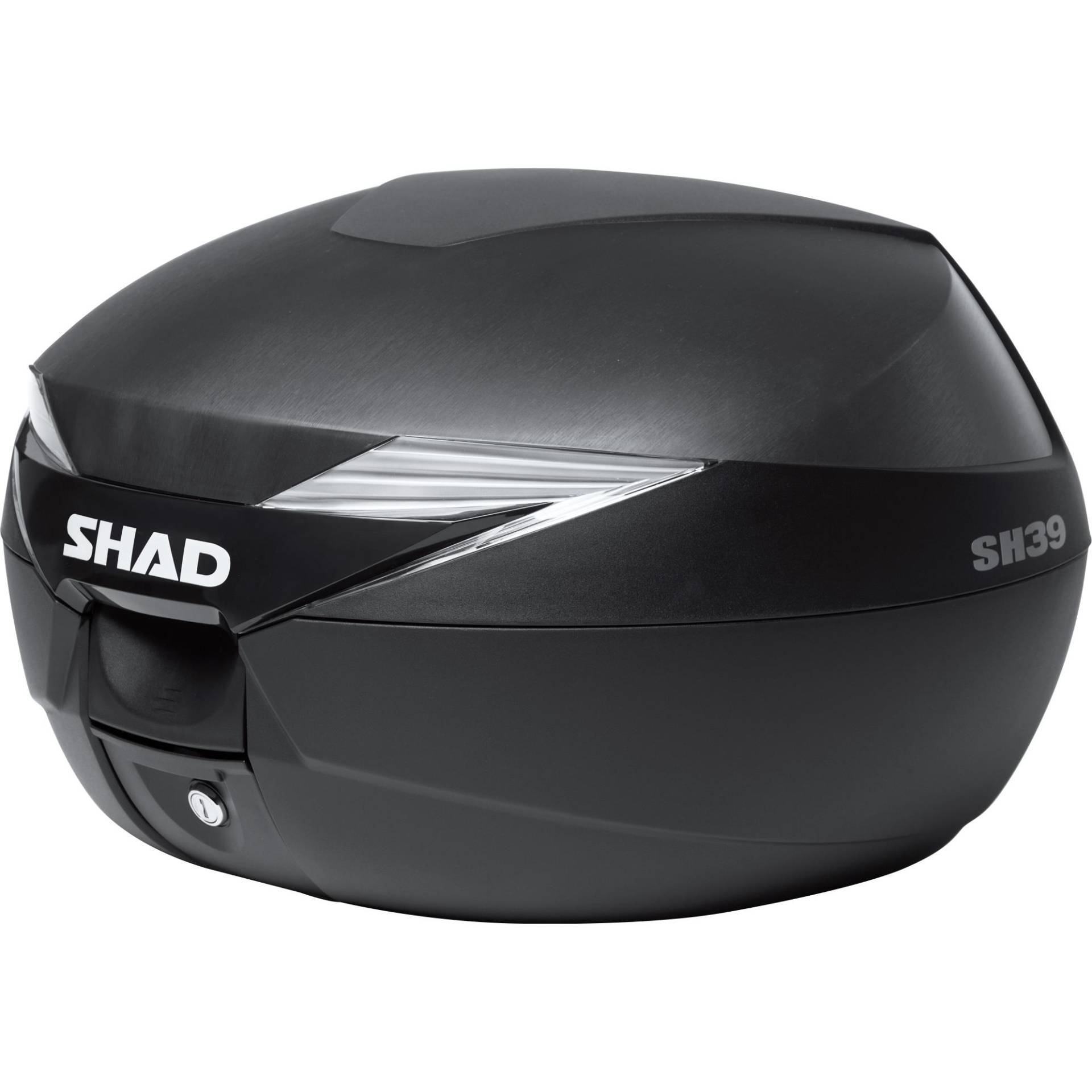 Shad Topcase SH39 schwarz unlackiert 39 Liter von Shad