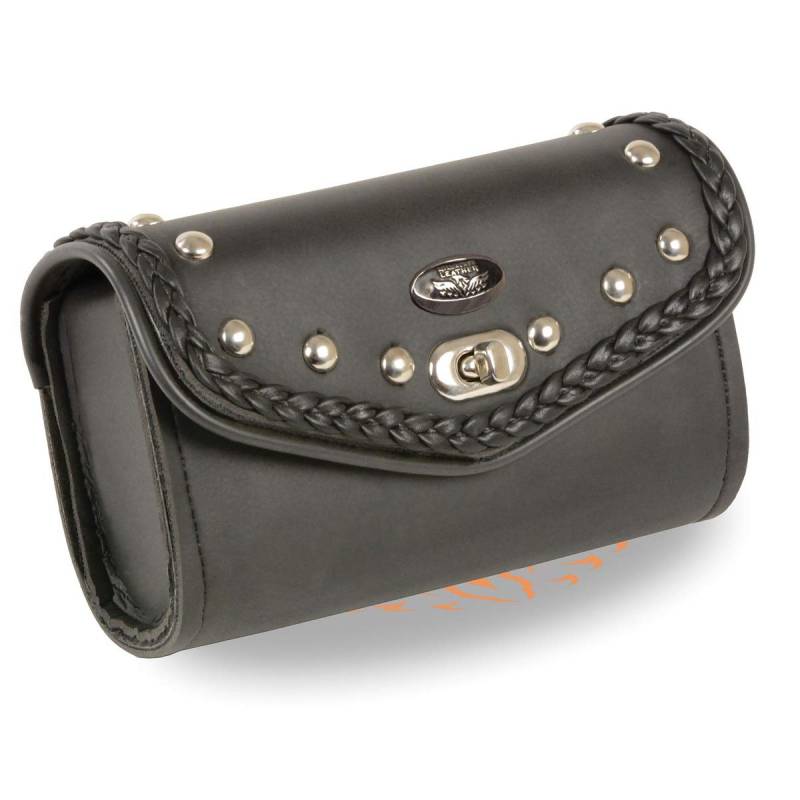 Shaf International SH49908 PVC-Windschutzscheiben-Tasche, klein, Schwarz von Milwaukee Leather