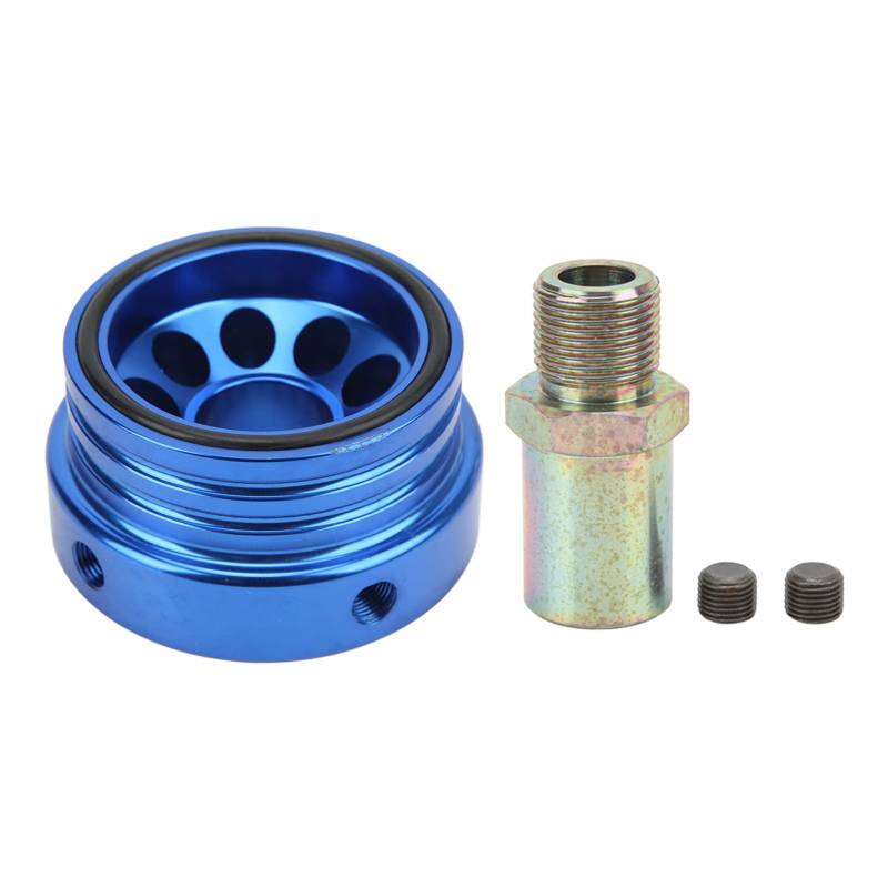 Ölfilterplatte, Exquisite Oil Plate Adapter Professional mit Anschluss für BRZ 2012-2019(Blau) von Shanrya