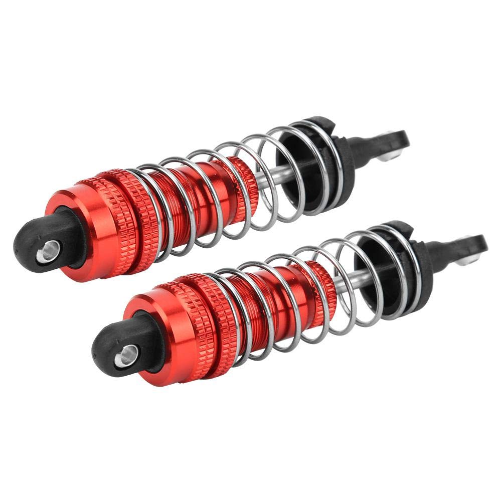 RC Car Shock Struts Dämpfer, robuste RC Ersatzteile Metall RC Car Shock Absorber, für 1/14 RC Modell RC Crawler Car(red) von Shanrya