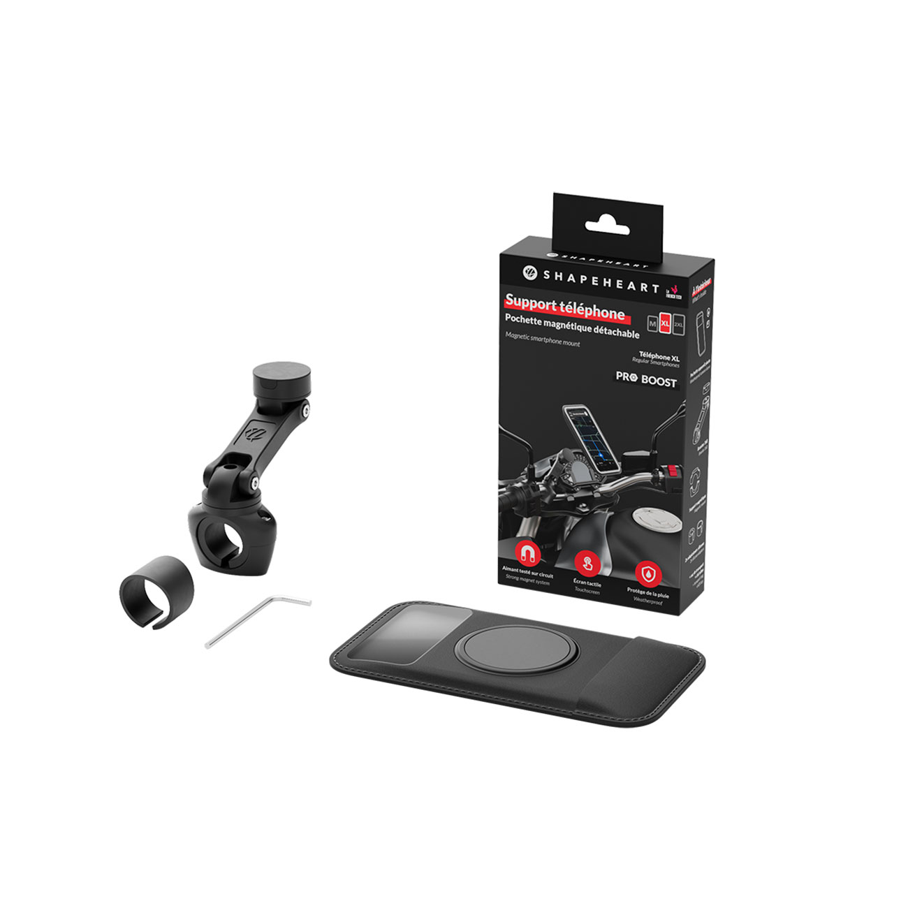 Shapeheart Moto Pro Boost Bundle M Handyhalterung von Shapeheart