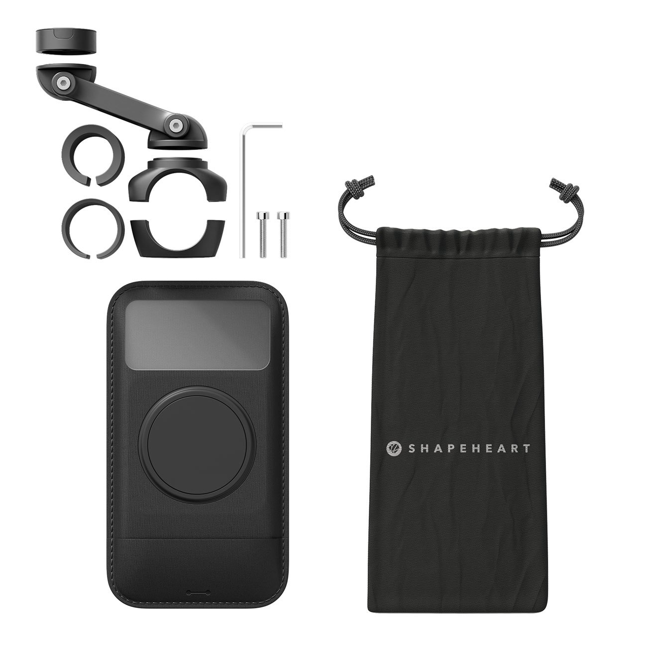 Shapeheart Moto Pro Boost Bundle XXL Handyhalterung von Shapeheart