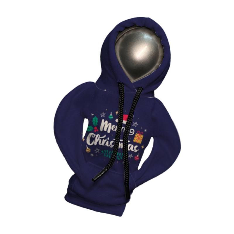 Hoodie Auto-Schalthebelabdeckung, Schaltknauf-Hoodie | Auto-Schaltknauf-Abdeckung | Kapuzenpullover mit Weihnachtsdruck für Auto-Schalthebel, niedliche Gadgets für den Autoinnenraum, Zubehör und von Shapen