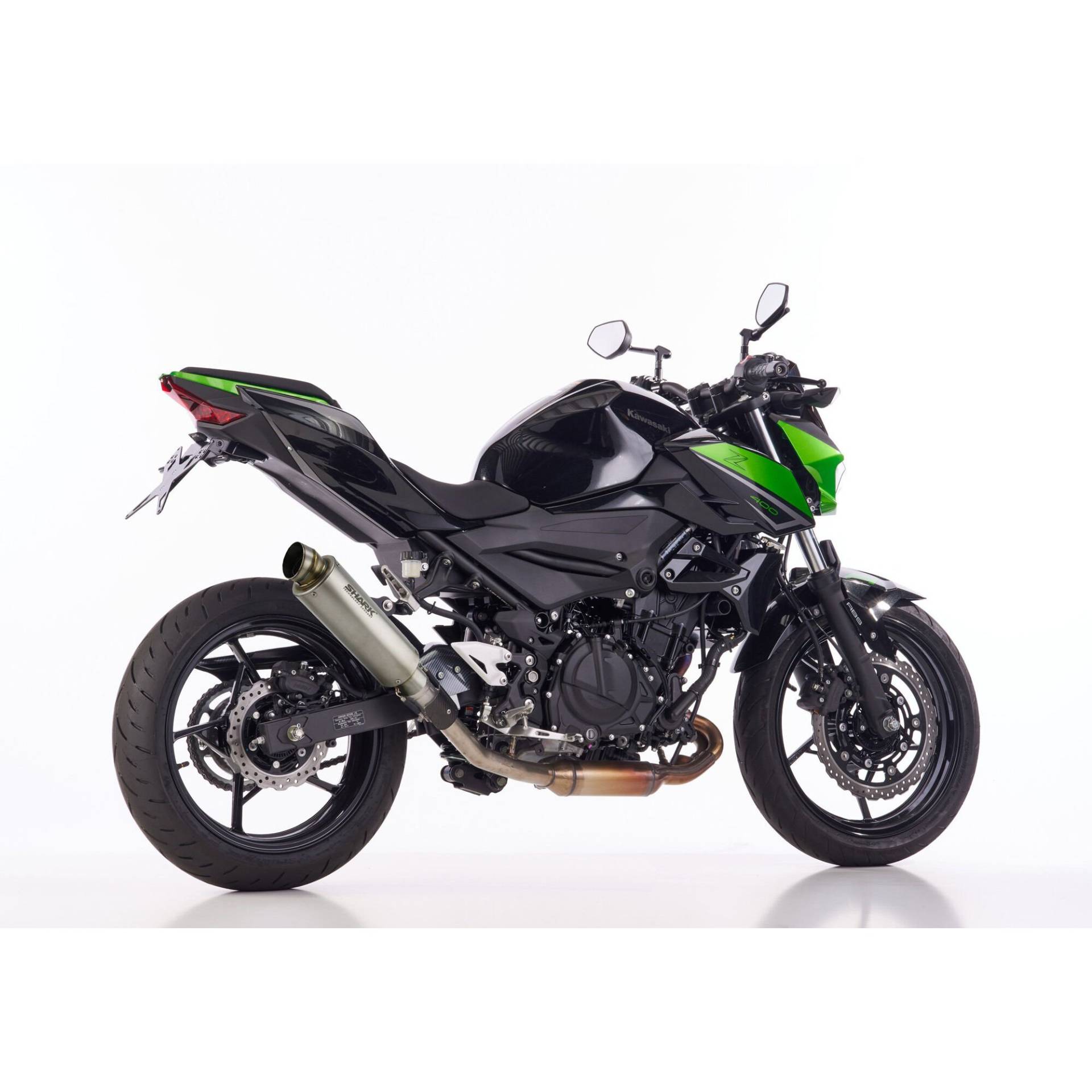 Shark exhaust Auspuff SRC4 Titan für Kawasaki Z/Ninja 400 2022- von Shark exhaust