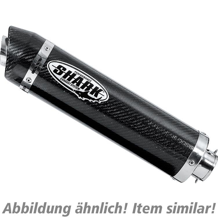 Shark exhaust Auspuff Street GP short Carbon für 390/401 Duke/Svart-/Vitpi von Shark exhaust