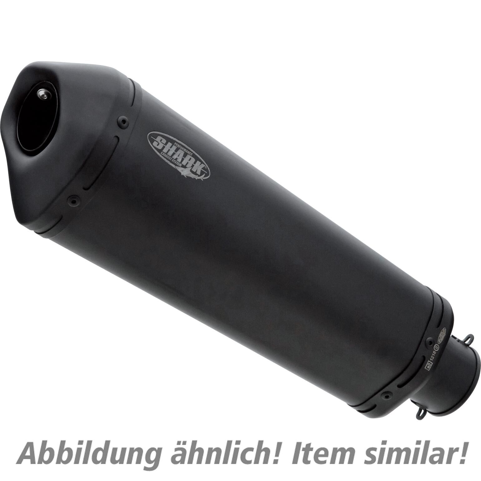 Shark exhaust DSX-10 Auspuff für Suzuki DL 1000 V-Strom 2014-2016 schwarz von Shark exhaust