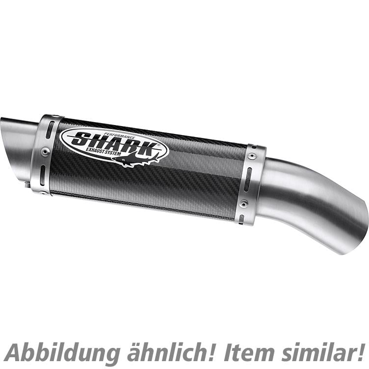 Shark exhaust Factory Auspuff Paar schwarz für Kawasaki Z 1000 /R/SX 2010- von Shark exhaust