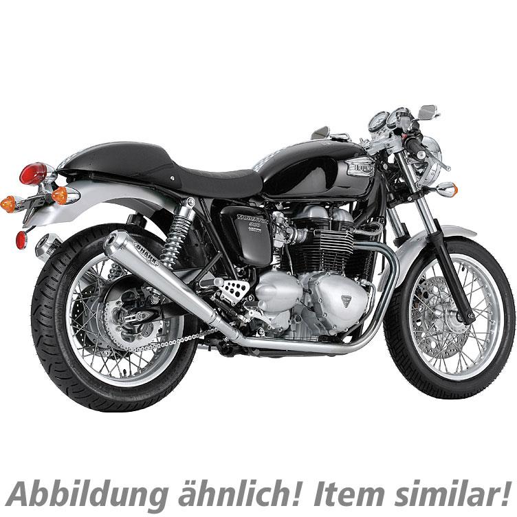 Shark exhaust Retro Auspuffpaar für Triumph Thruxton 1200 /R gebürstet von Shark exhaust