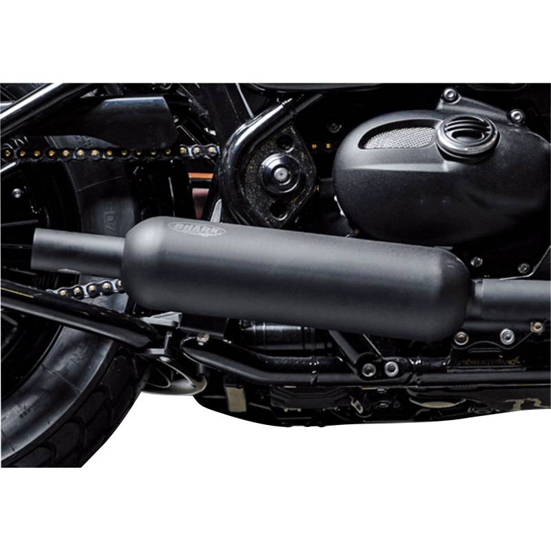 Shark exhaust Retro Classic Auspuffpaar für schwarz für Bobber/Speedmaster von Shark exhaust