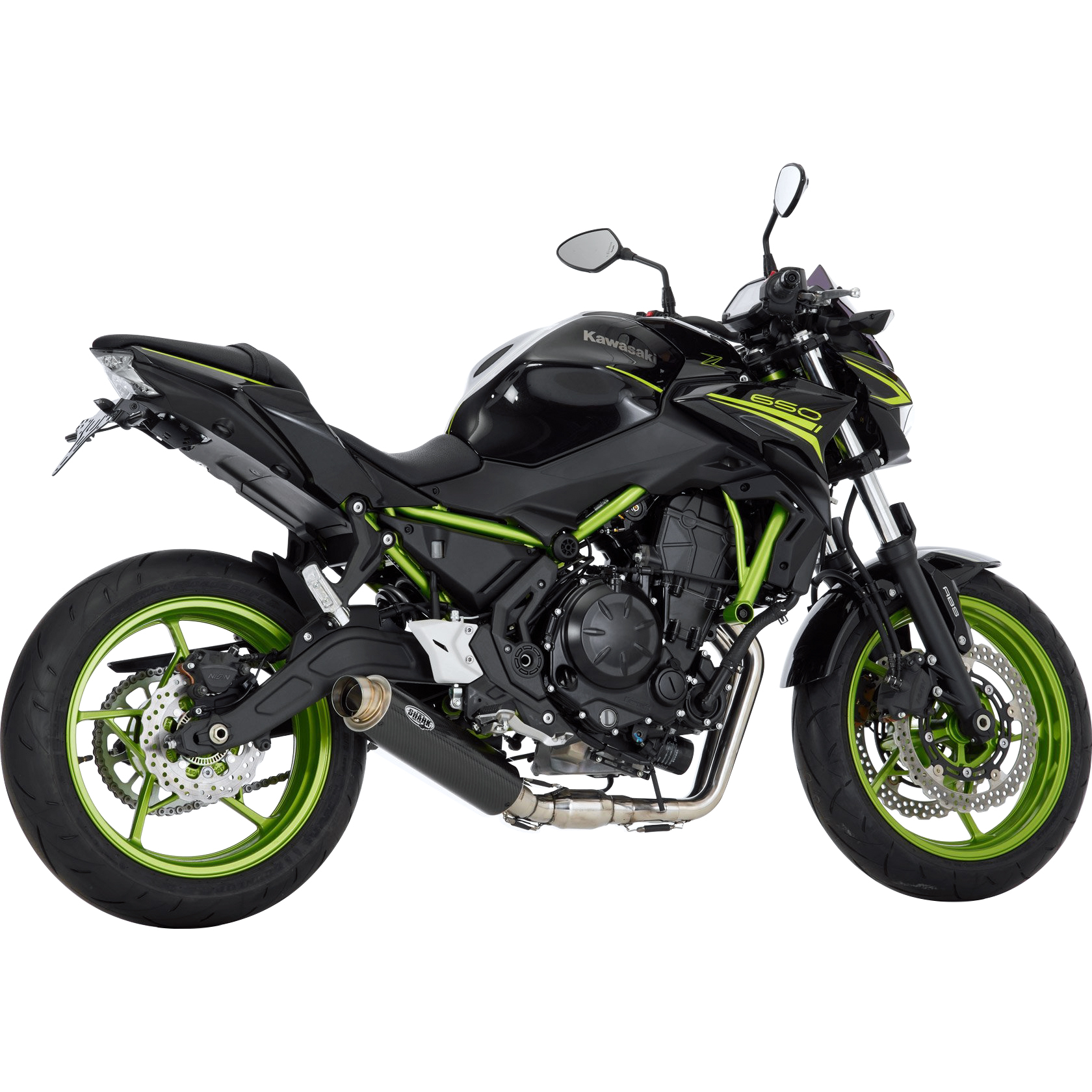 Shark exhaust SRC4 Auspuff 2in1 Carbon für Kawa Z/Ninja 650 /RS 2021-2022 von Shark exhaust