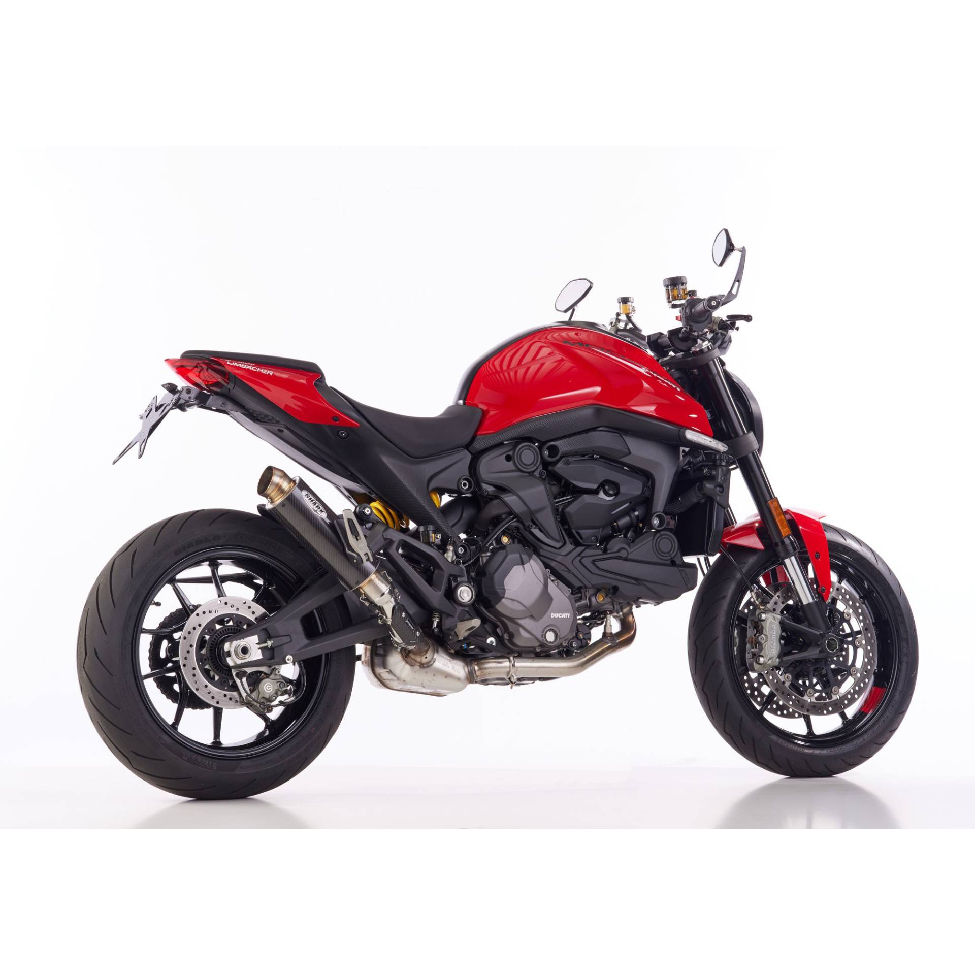 Shark exhaust SRC4 Auspuff Carbon für Ducati Monster /SP 2021- von Shark exhaust