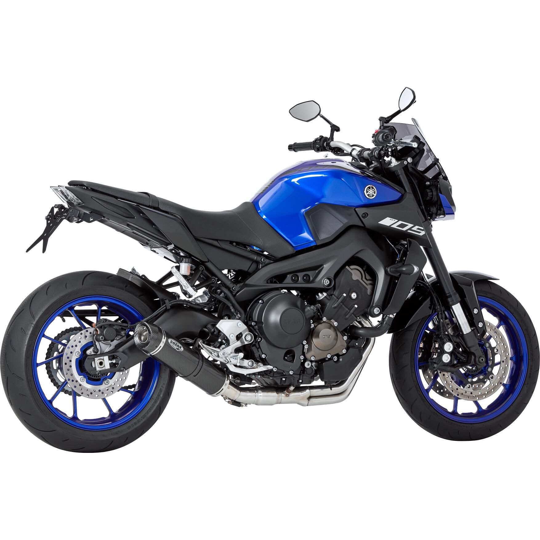 Shark exhaust Street GP Auspuff 3in1 Carbon für Yamaha MT-09/XSR 900 RN43 von Shark exhaust