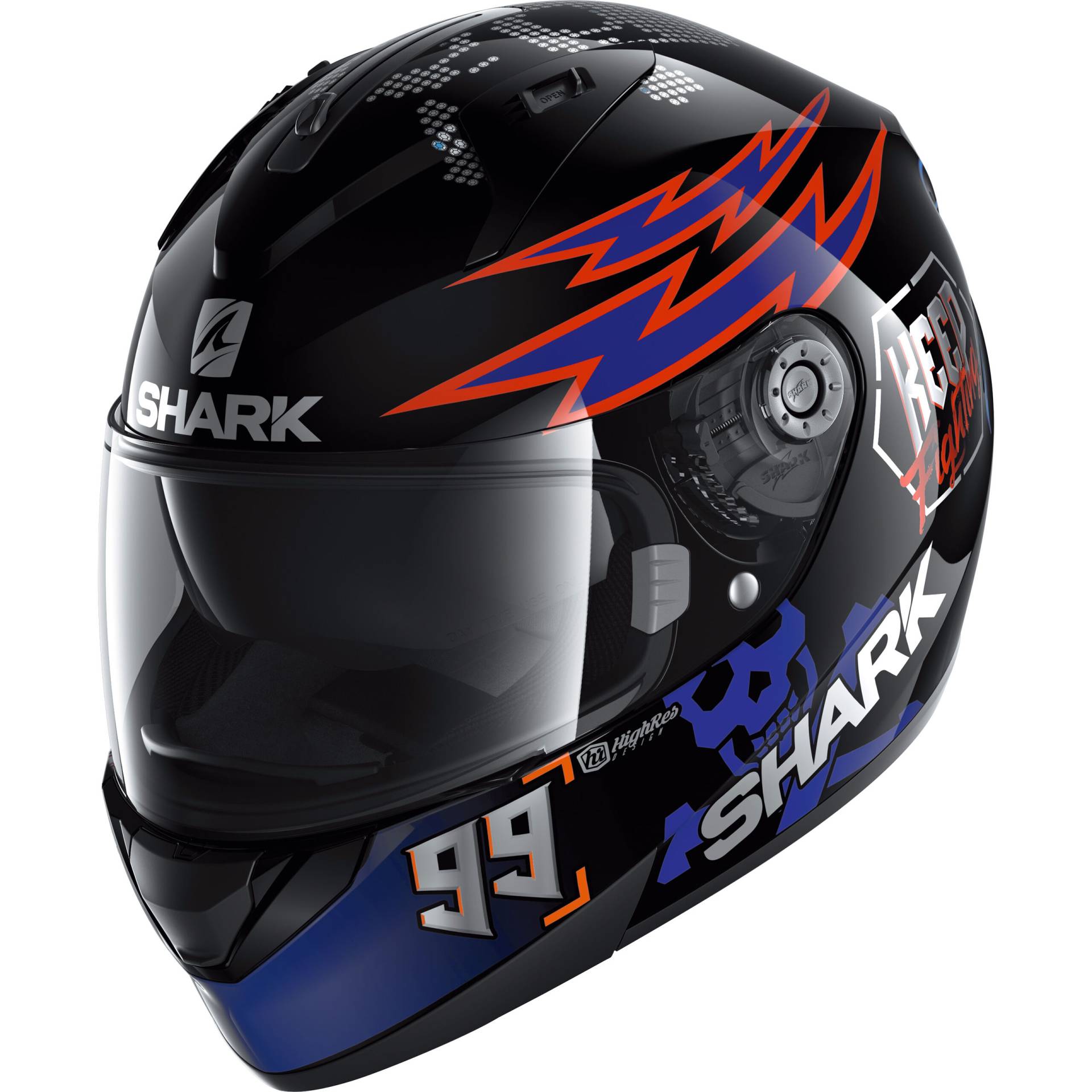 Shark helmets Ridill Catalan Bad Boy Black L von Shark helmets