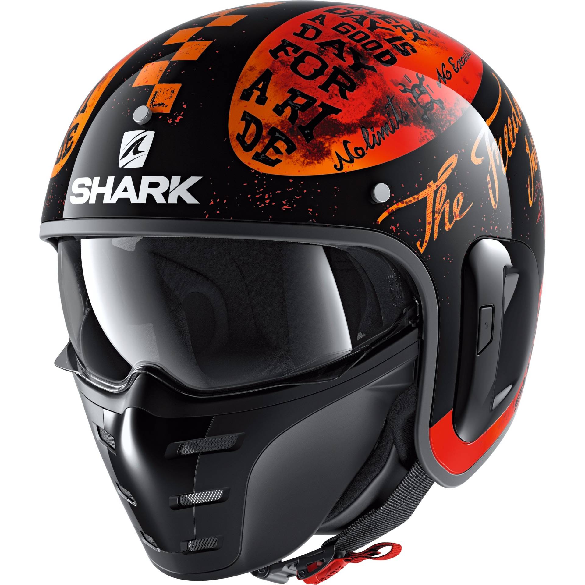 Shark helmets S-Drak 2 Tripp In Orange M von Shark helmets