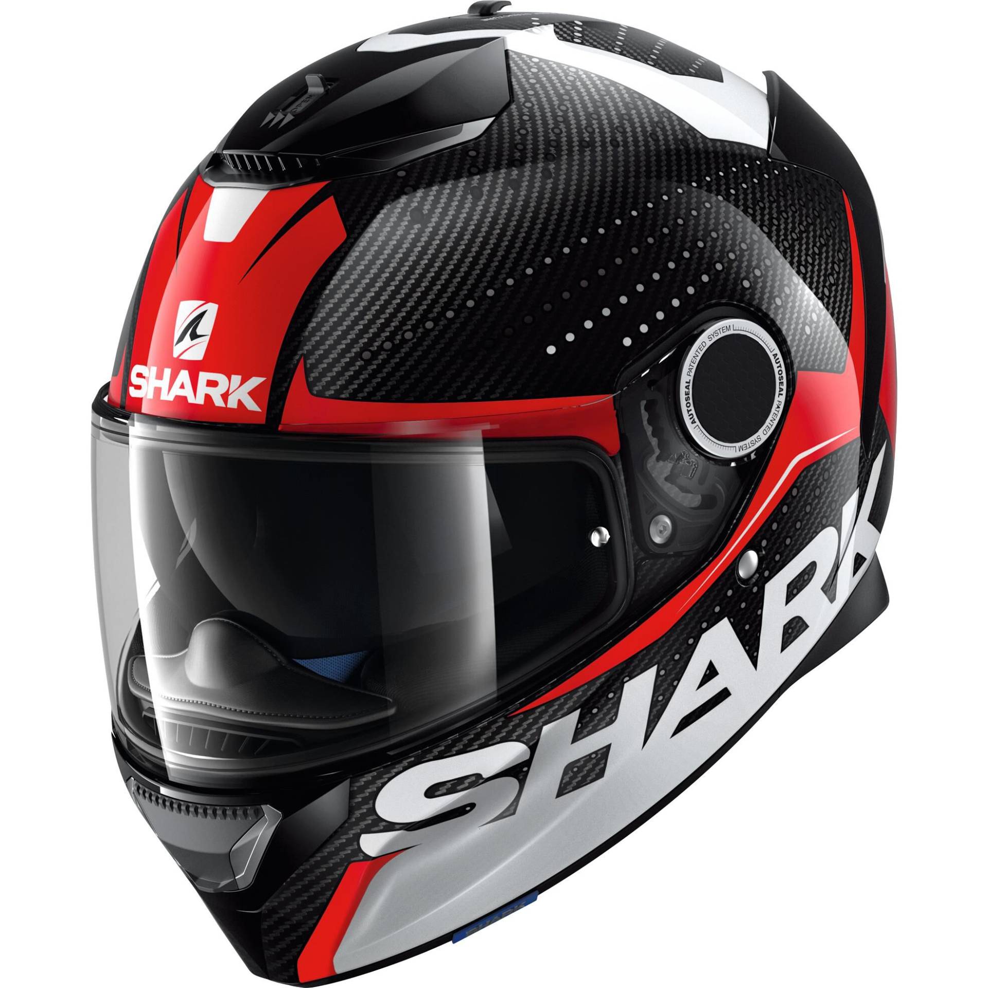 Shark helmets Spartan Carbon Cliff Schwarz/Rot XS von Shark helmets