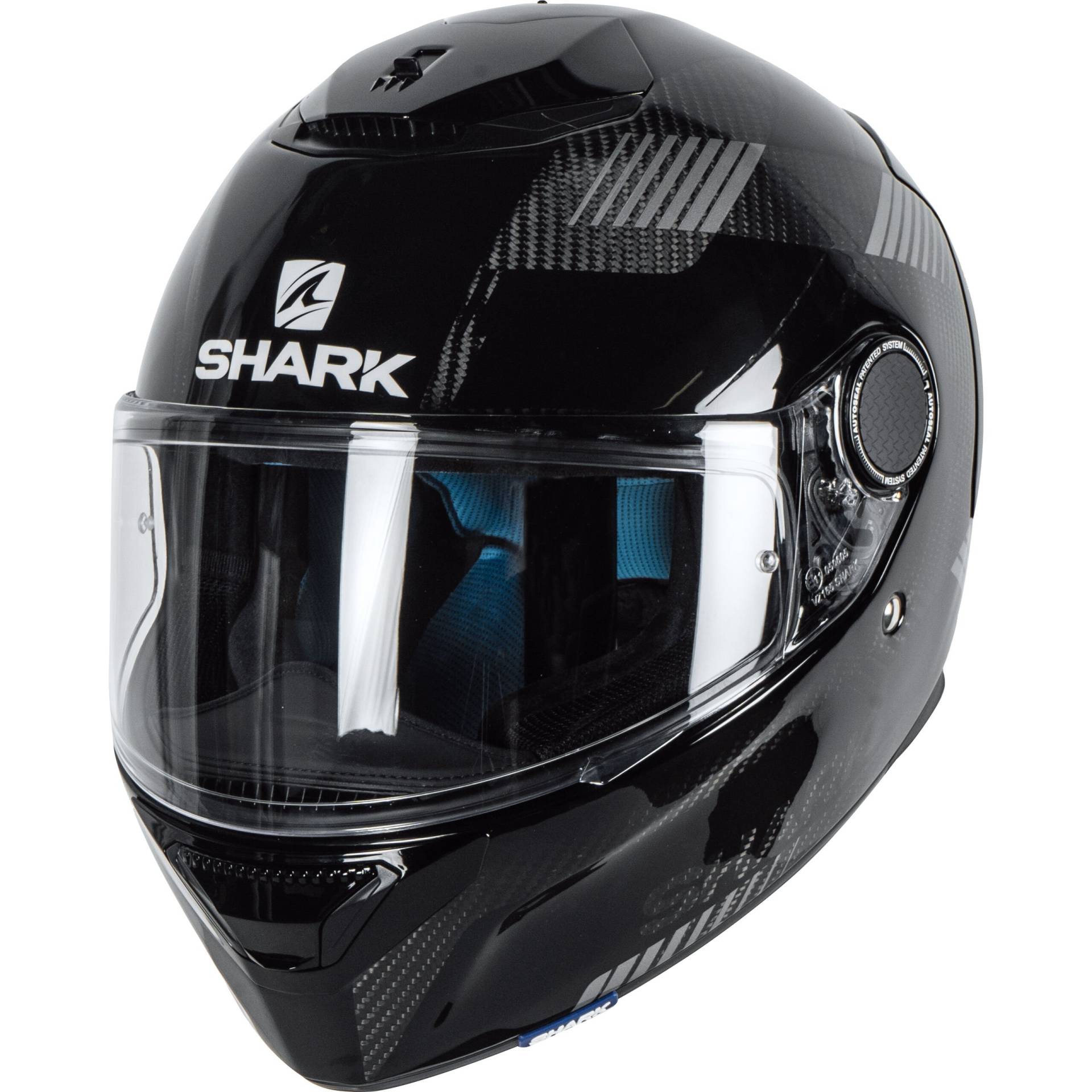 Shark helmets Spartan Carbon Strad POLO Edition silber L von Shark helmets