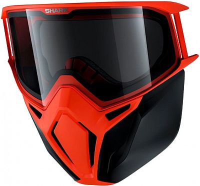 Shark AC33051P, Set Maske/Brille - Orange/Schwarz Leicht-Getönt von Shark