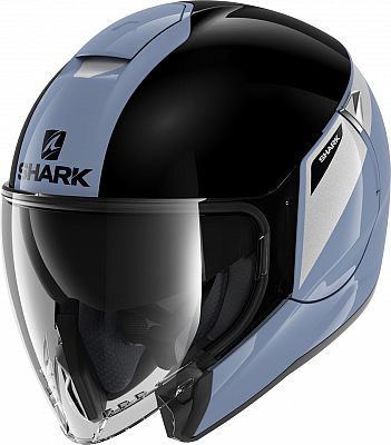 Shark Citycruiser Karonn, Jethelm - Grau/Silber/Schwarz - XS von Shark