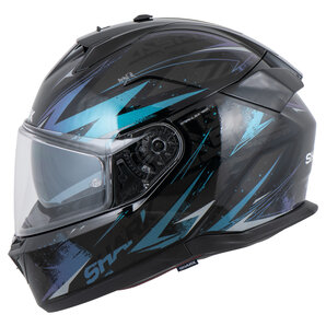 Shark D-Skwal 3 Blast-R Integralhelm Schwarz Lila Blau von Shark