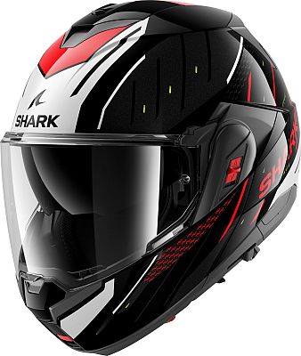 Shark OXO Rydger, Klapphelm - Schwarz/Silber/Rot - L von Shark