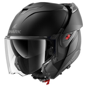 Shark Oxo Dark Shadow Klapphelm Matt Schwarz von Shark