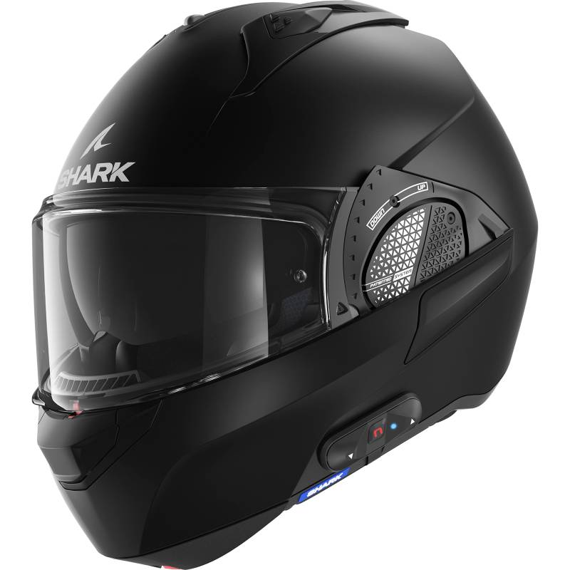 SHARK, Klapphelme motorrad EVO-GT N-COM B802 blackmat, S von SHARK