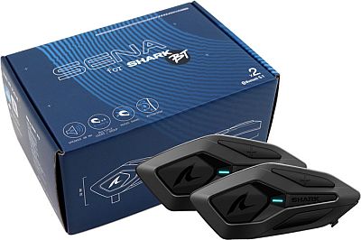 Shark Sena Bluetooth BTD, Kommunikationssystem Doppelset - Schwarz von Shark