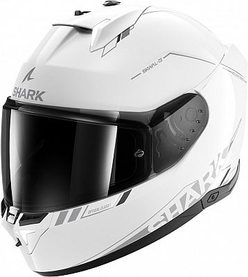 Shark Skwal i3 Blank SP, Integralhelm - Weiß/Grau - M von Shark